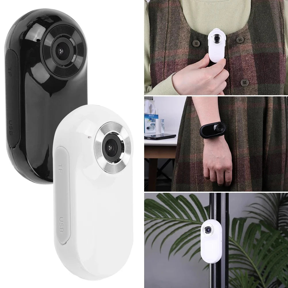 Mini Pet Collar Camera — HD 1080P, USB Rechargeable, Lightweight Clip-On