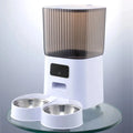 Smart Automatic Pet Feeder with Camera – 5L Double Bowl (Pro)