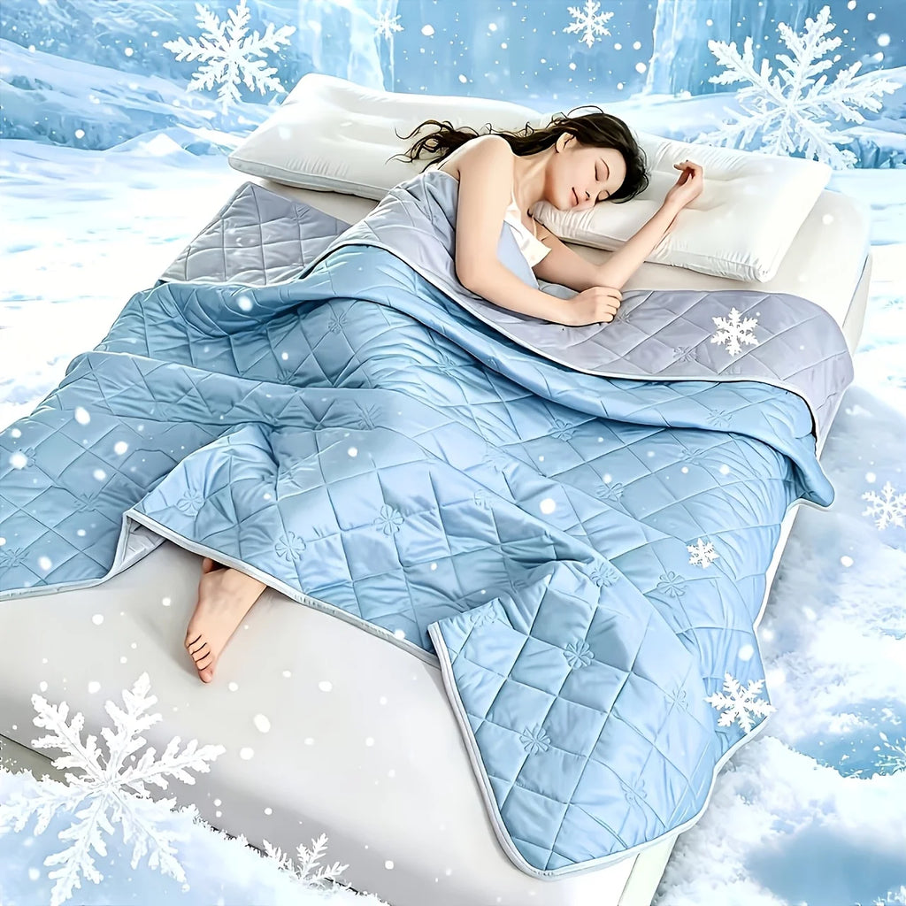 Cooling Summer Blanket for Bed - Lightweight, Breathable ,Easy Care Cooling Blanket For Hot Sleepers Cooling Thin Quilt