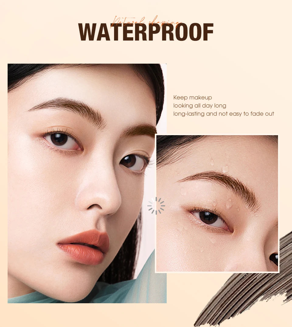 Waterproof Eyebrow Pomade & Brow Gel — 4 Colors