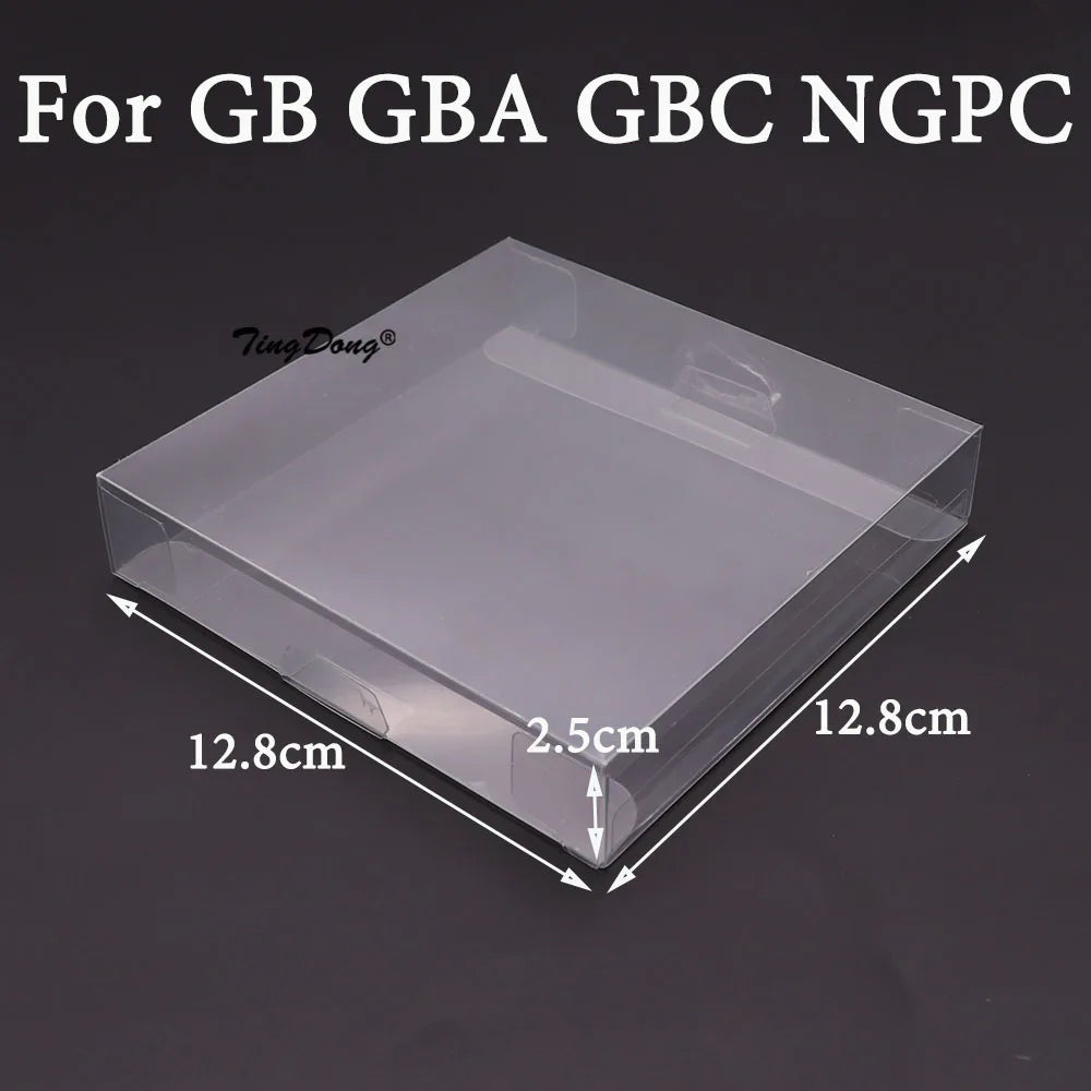 20-Pack Clear Game Box Protector Cases — Fits N64, GB, GBA, SNES, NES, Switch, PS2-PS5