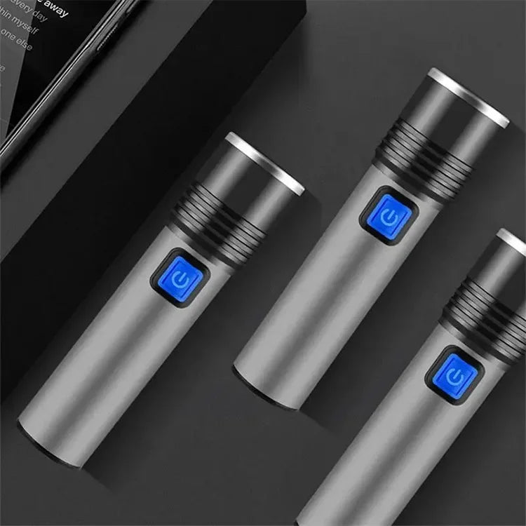 UV Blacklight Flashlight — USB Rechargeable