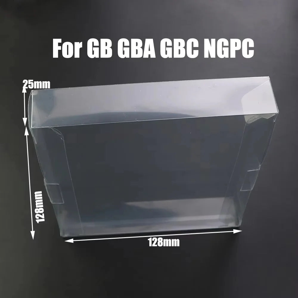 Clear Game Cartridge Protector Case — Fits N64, SNES, NES, GB, GBA, GBC & Switch