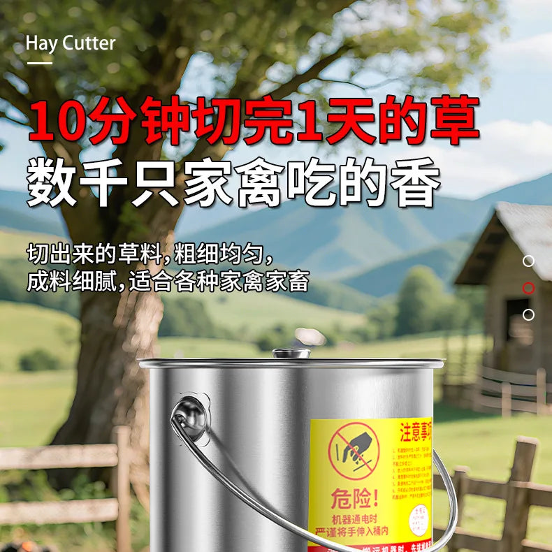 New Vegetable Chopper Machine Stainless Steel Multifunction Cutter for Poultry Chicken Duck Feeding