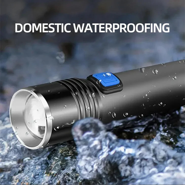 UV Blacklight Flashlight — USB Rechargeable
