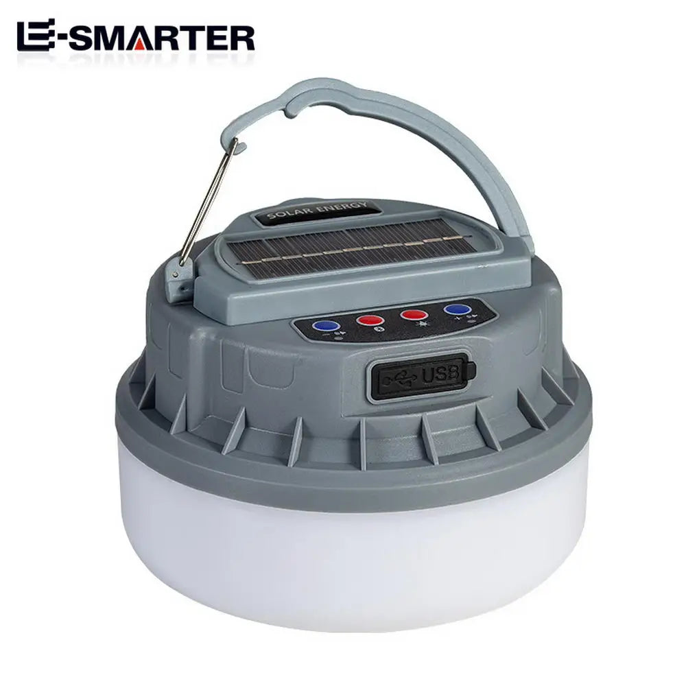 New Outdoor Solar Camping Lights with Wireless Portable Bluetooth Speaker Rechargeable Led Camping Lanterns Tent Lamp Power Bank