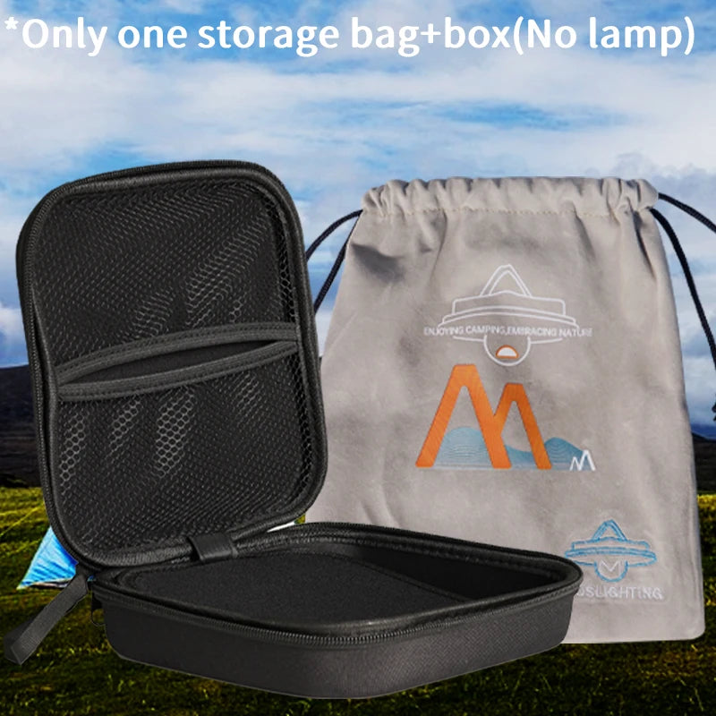 MOSLIGHTING 80W LED Camping Strong Lantern with Magnet Zoom RGB Bluetooth Speaker Portable Torch Hanging Tent Lamp Work Lighting