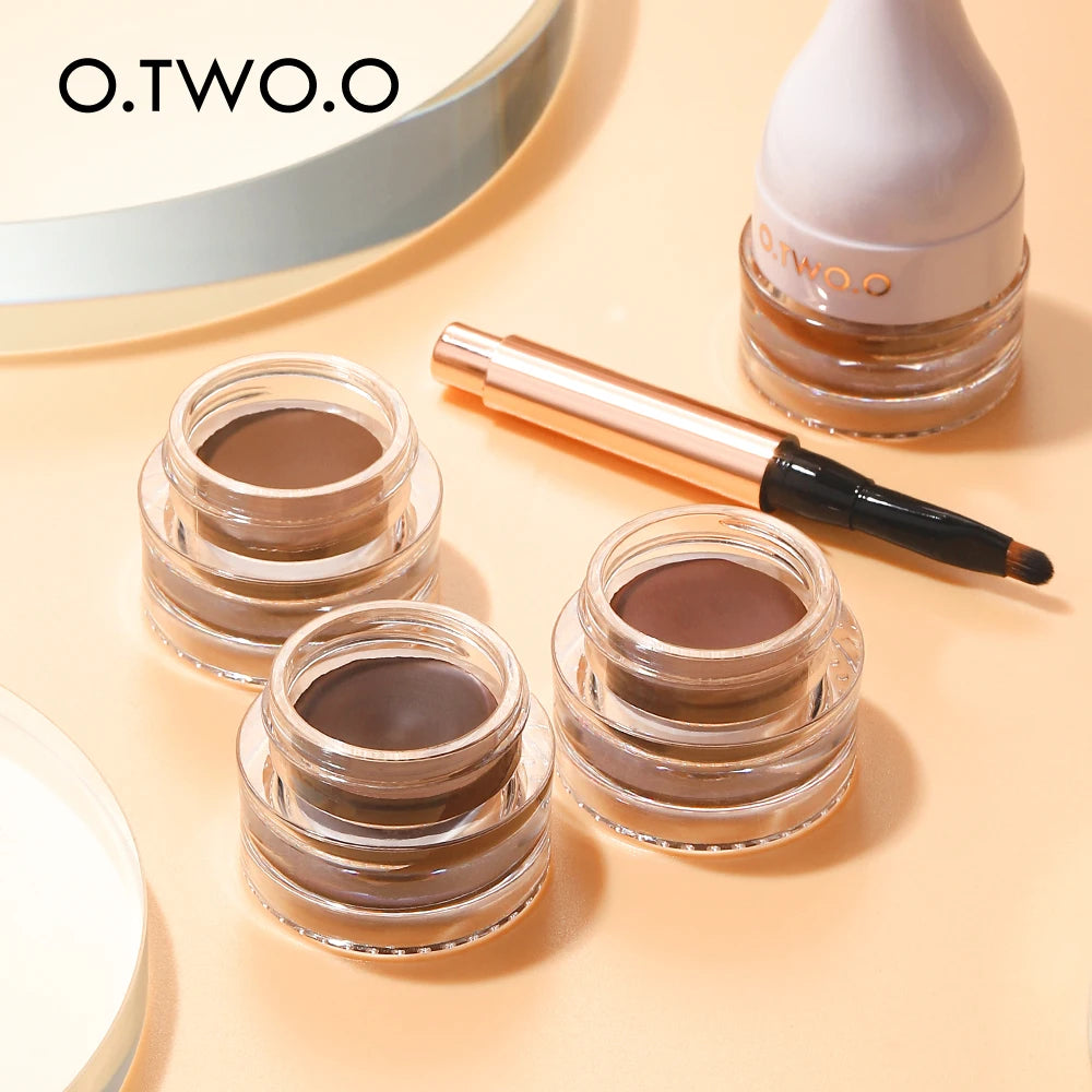 Waterproof Eyebrow Pomade & Brow Gel — 4 Colors