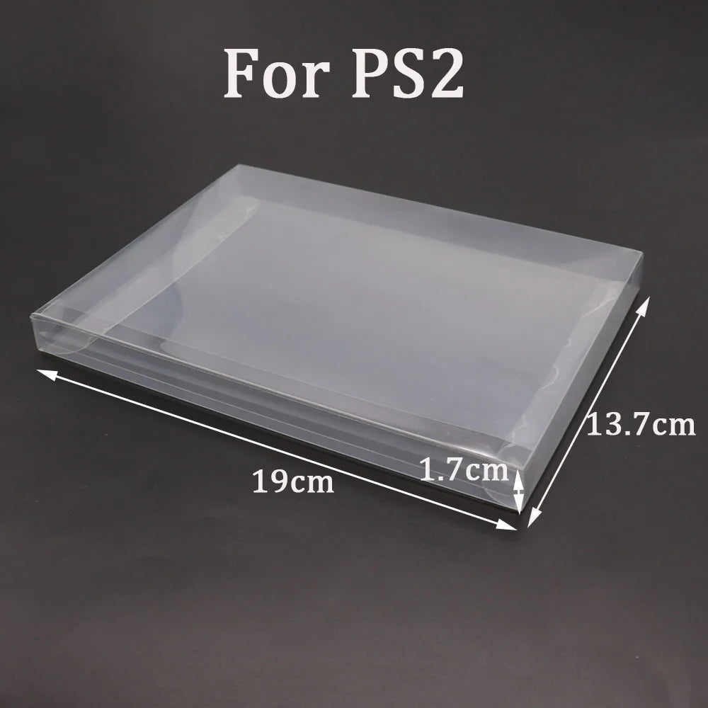 20-Pack Clear Game Box Protector Cases — Fits N64, GB, GBA, SNES, NES, Switch, PS2-PS5