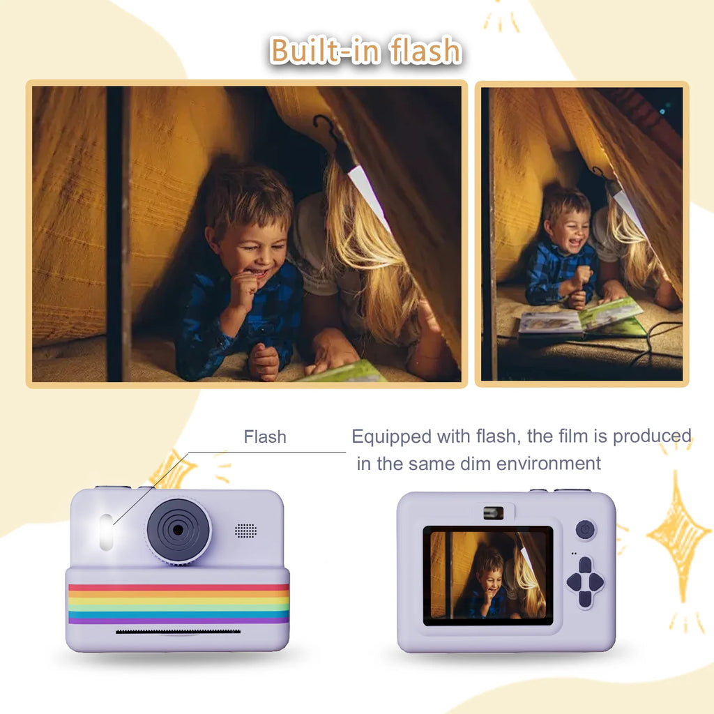 Kids Instant Print Camera — 1080P HD with Thermal Printer & 2.8" Screen