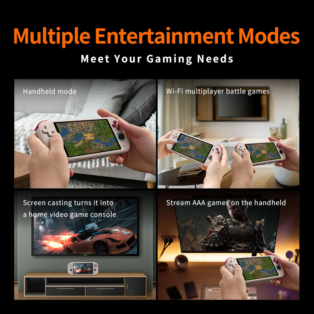 MANGMI AIR X Handheld Game Console — Android 14, Snapdragon 662, 5.5" Touchscreen