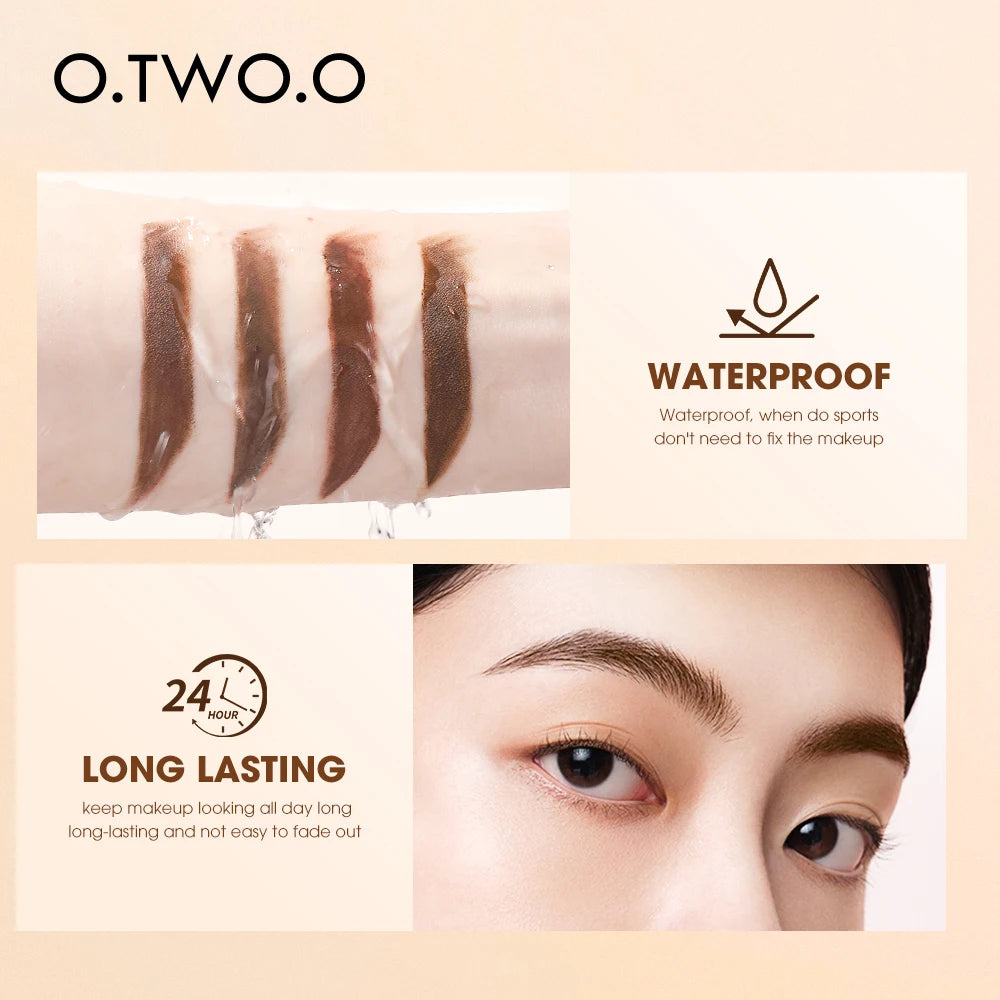 Waterproof Eyebrow Pomade & Brow Gel — 4 Colors