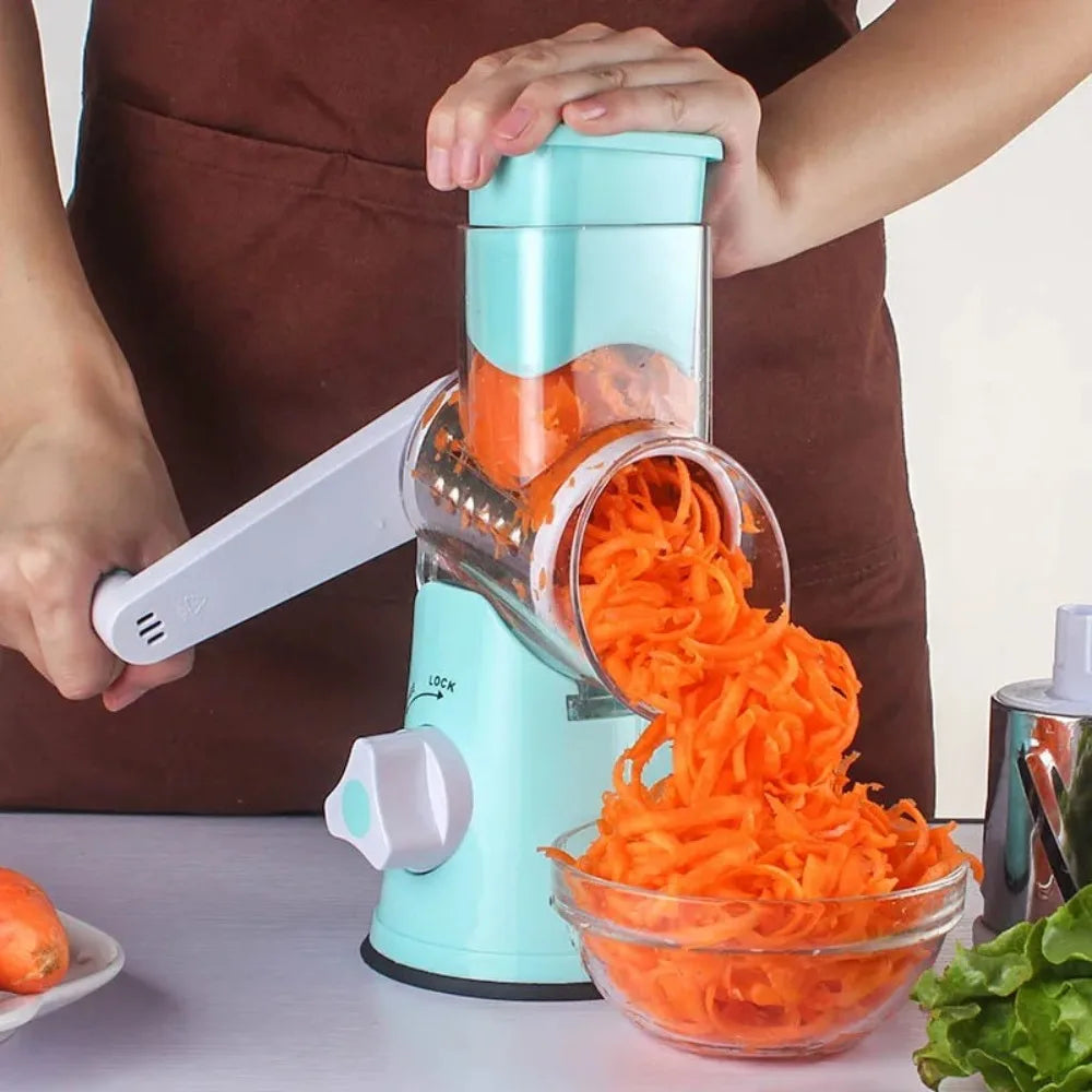 Fruit & Vegetable Tools Vegetable Chopper Kitchen Gadgets Shredders Food Cutter Multifunctional Rotary Manual Slicers Kitchen
