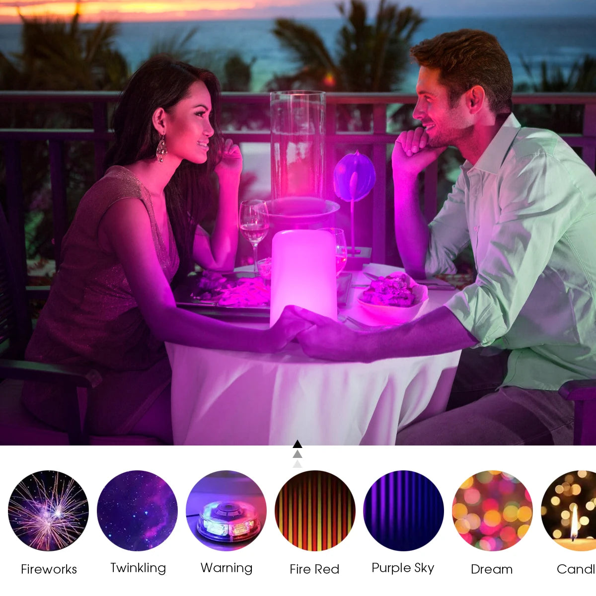 Bluetooth Smart Touch Bedside Table Lamp Dimmable RGB LED Night Light Rechargeable kids Desk Lamp Camping Room Atmosphere Decor