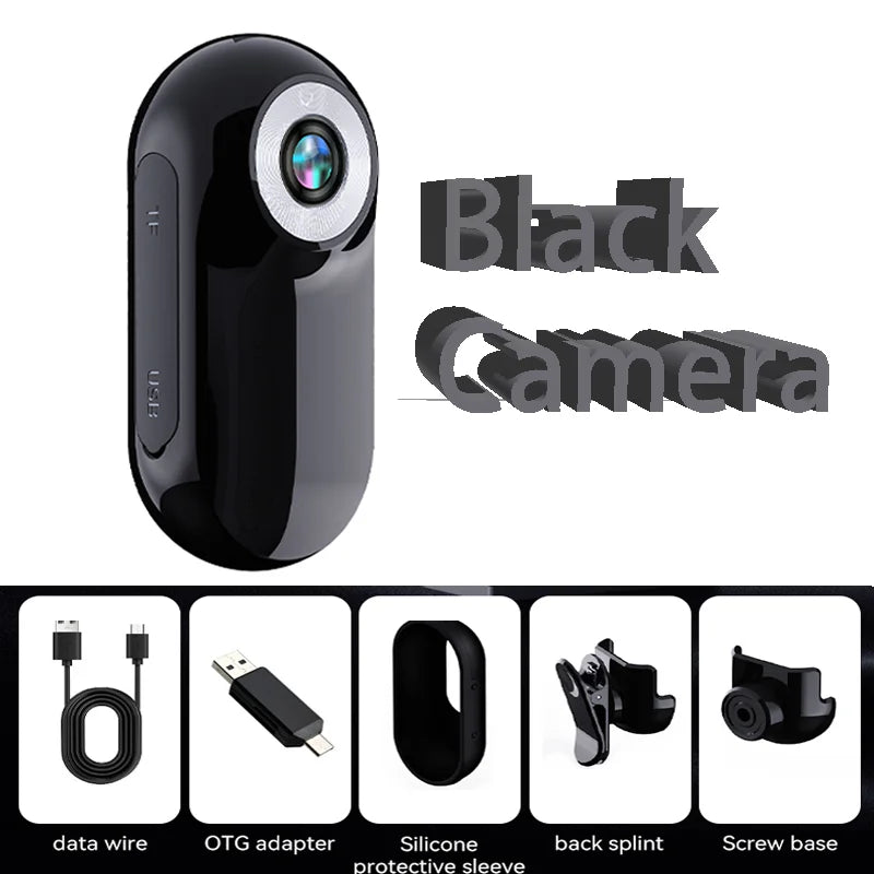 Mini Pet Collar Camera — HD 1080P, USB Rechargeable, Lightweight Clip-On