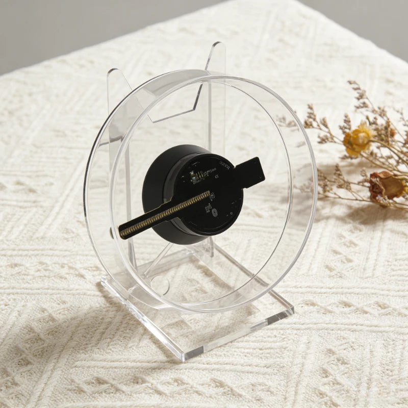 Mini 3D Holographic Projector Fan — Desktop LED Hologram Display with Remote Control