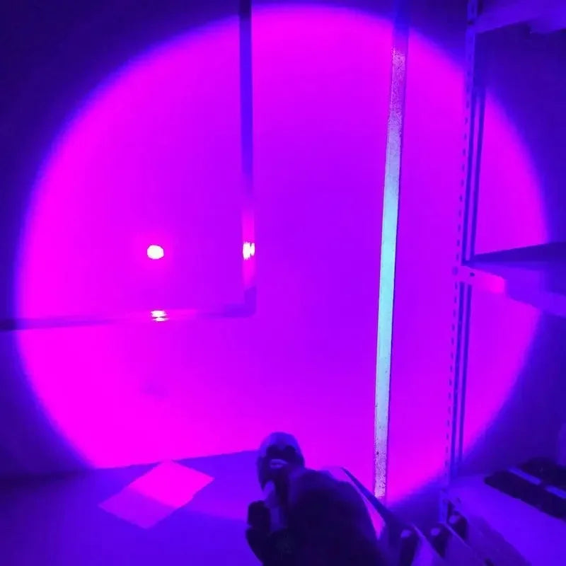 UV Blacklight Flashlight — USB Rechargeable