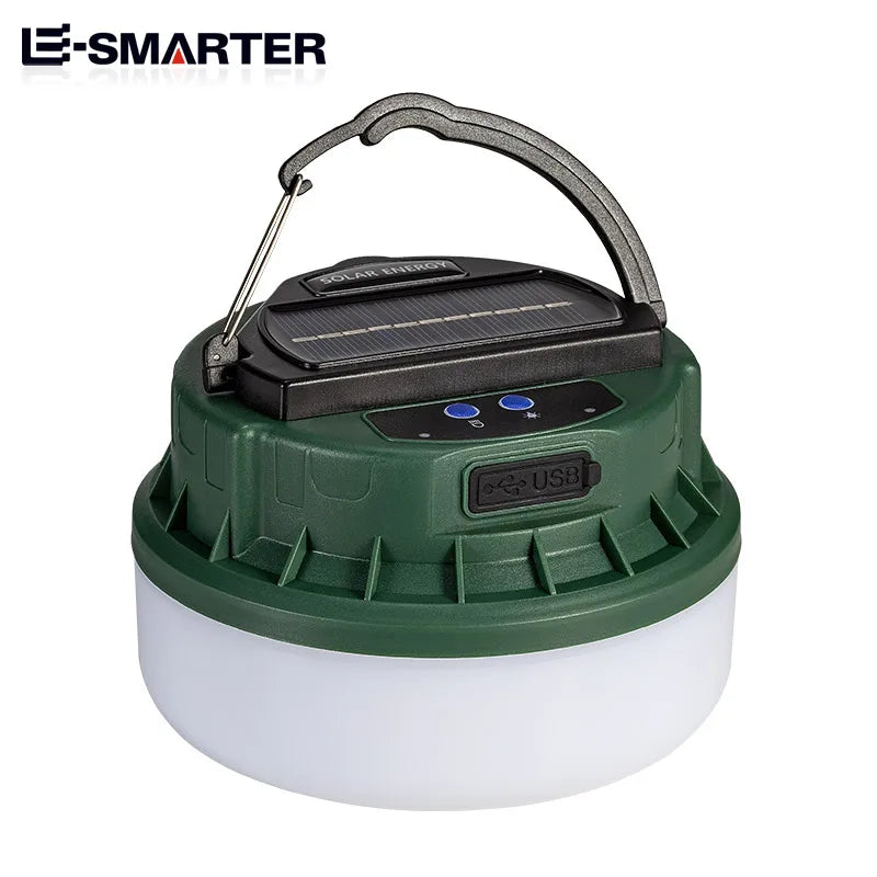 New Outdoor Solar Camping Lights with Wireless Portable Bluetooth Speaker Rechargeable Led Camping Lanterns Tent Lamp Power Bank