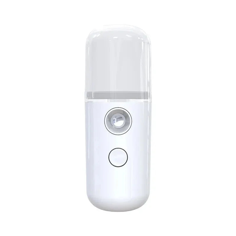 Portable Nano Mist Facial Steamer, USB Rechargeable Moisturizing Sprayer Humidifier, Deep Hydration Skin Care for Home Travel