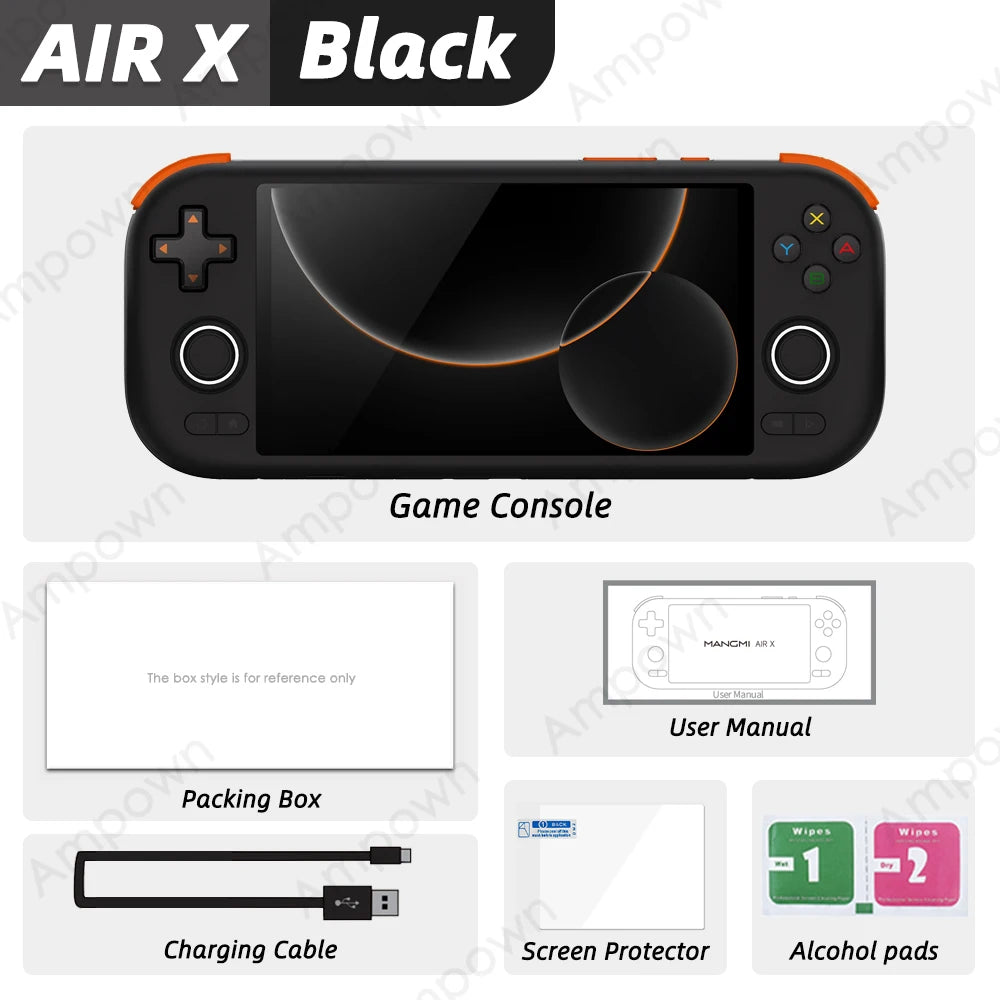 MANGMI AIR X Handheld Game Console — Android 14, Snapdragon 662, 5.5" Touchscreen