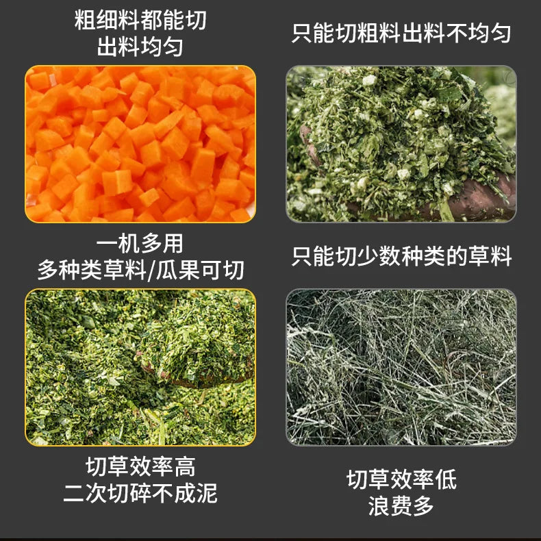 New Vegetable Chopper Machine Stainless Steel Multifunction Cutter for Poultry Chicken Duck Feeding