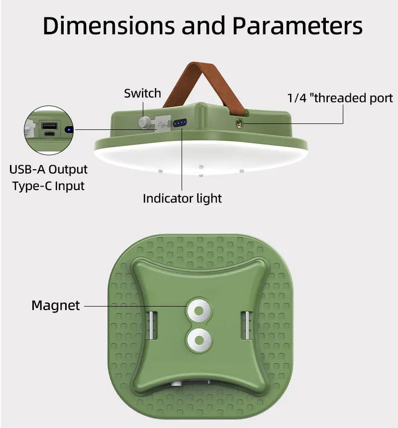MOSLIGHTING 80W LED Camping Strong Lantern with Magnet Zoom RGB Bluetooth Speaker Portable Torch Hanging Tent Lamp Work Lighting