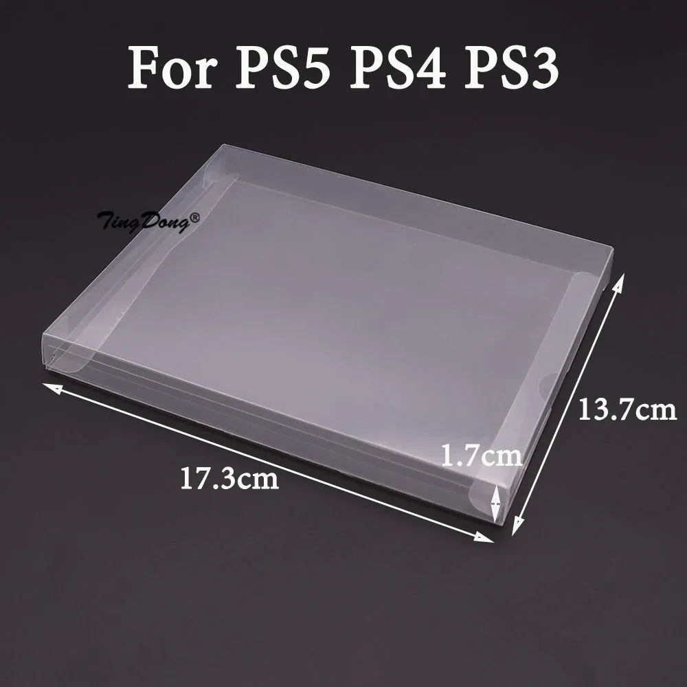 20-Pack Clear Game Box Protector Cases — Fits N64, GB, GBA, SNES, NES, Switch, PS2-PS5