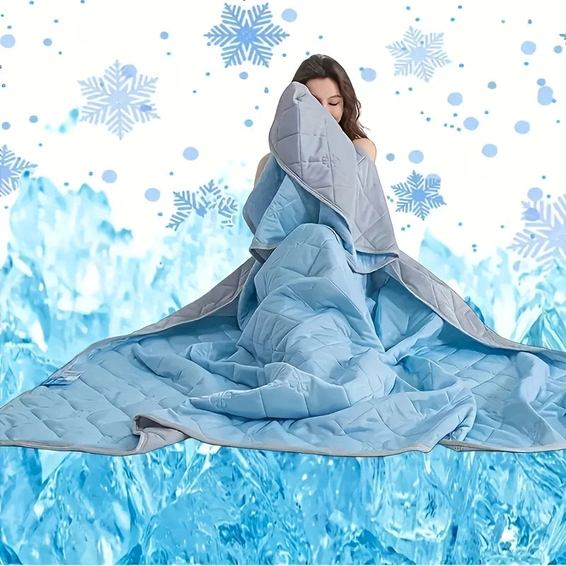Cooling Summer Blanket for Bed - Lightweight, Breathable ,Easy Care Cooling Blanket For Hot Sleepers Cooling Thin Quilt