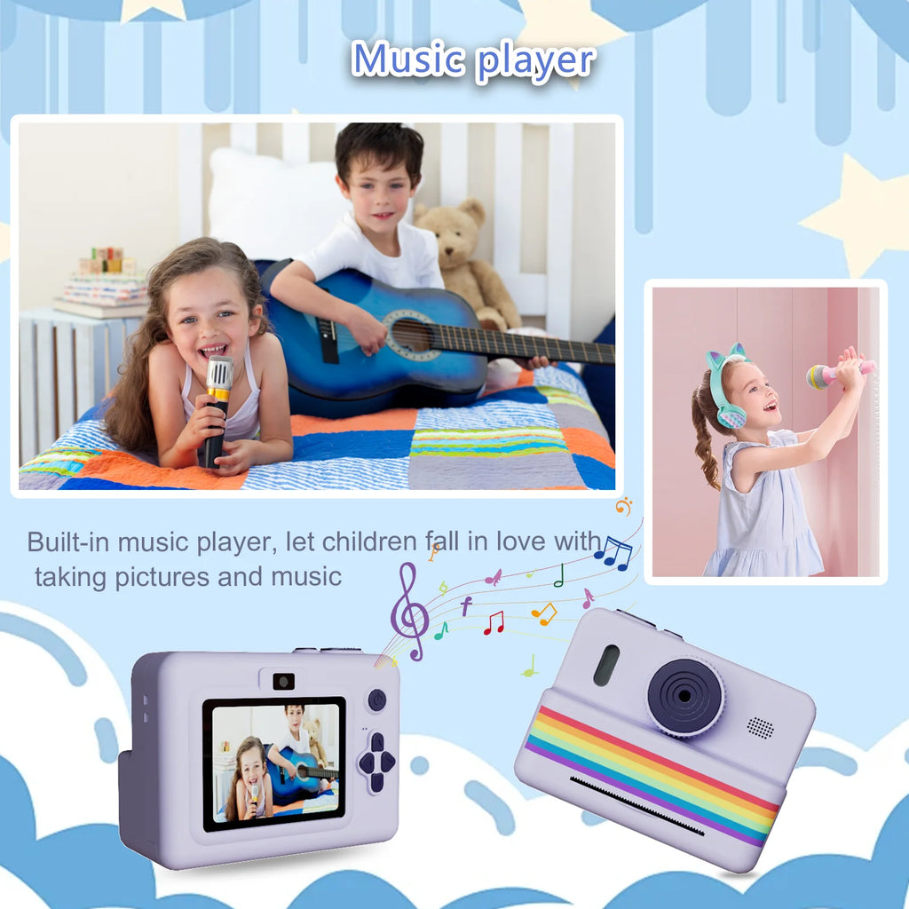 Kids Instant Print Camera — 1080P HD with Thermal Printer & 2.8" Screen