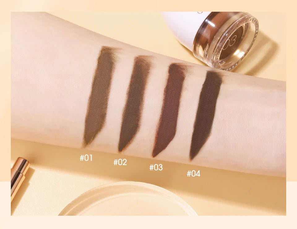 Waterproof Eyebrow Pomade & Brow Gel — 4 Colors