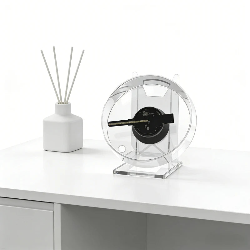 Mini 3D Holographic Projector Fan — Desktop LED Hologram Display with Remote Control