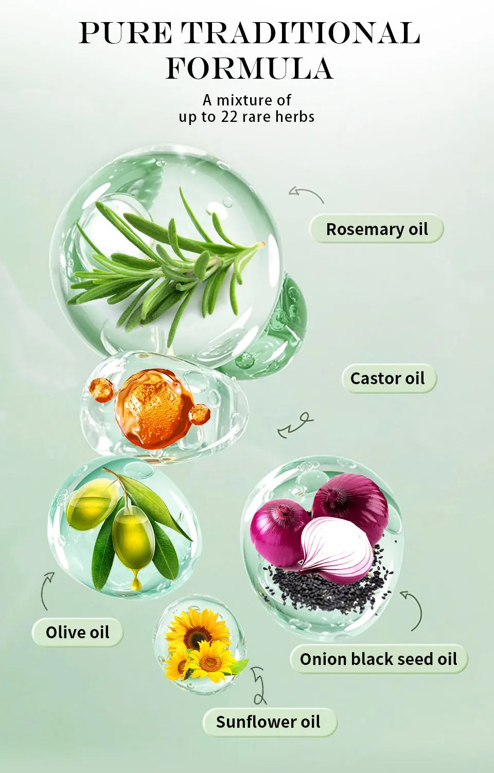 Ayurvedic Hair Growth Oil Adivasi Organic Hair Growth Serum Pure Plant Hair Growth Oil Anti Hair Loss Fast Regrowth Haircare