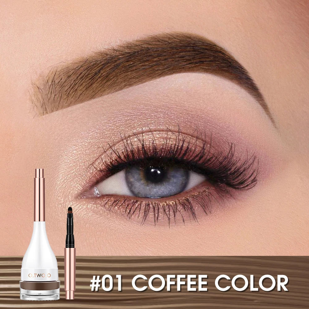 Waterproof Eyebrow Pomade & Brow Gel — 4 Colors