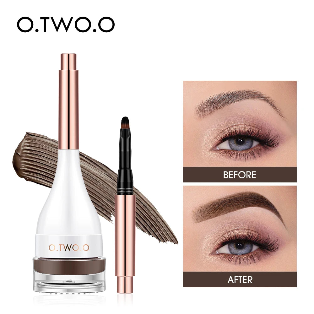 Waterproof Eyebrow Pomade & Brow Gel — 4 Colors